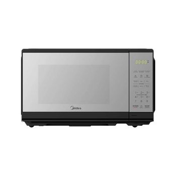 Horno Microondas Midea 20 Litros 0.7 Pies Puerta Espejo MMDF07S2MB Negro_1